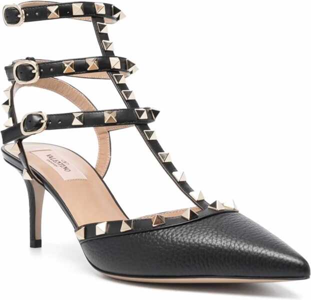 Pantofi cu toc Valentino Garavani Rockstud Pumps NERO/NERO Femei (BM 18263281) 2