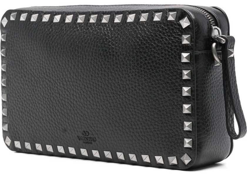 Genti de mana Valentino Garavani Rockstud Shoulder Bag NERO Barbati (BM 18263284) 3