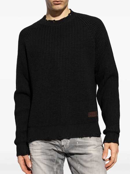 Pulovere DSQUARED2 Wool Sweater BLACK Barbati (BM 18263296) 3