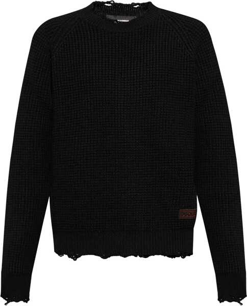 Pulovere DSQUARED2 Wool Sweater BLACK Barbati (BM 18263296) 1