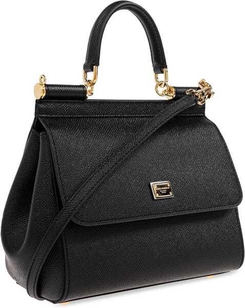 Genti de mana Dolce & Gabbana Leather Handbag NERO Femei (BM 18263320) 4