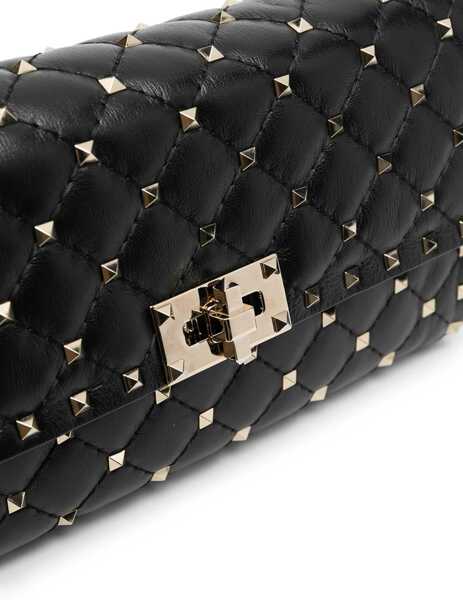 Genti de umar Valentino Garavani Rockstud Spike Shoulder Bag NERO Femei (BM 18263329) 4