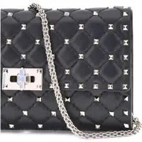 Genti de umar Valentino Garavani Dama - Genti de umar Valentino Garavani Rockstud Spike Shoulder Bag NERO Femei (BM 18263329) - B-mall.ro