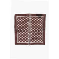 Esarfe Polka Dots Silk Pocket Square Barbati