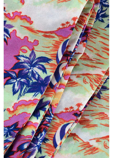 Esarfe DSQUARED2 Patterned Silk Hawaii Foulard Multicolor Barbati (BM 18263398) 2