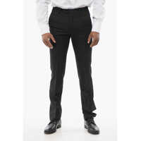 Pantaloni eleganti Virgin Wool Leader Pants With Flush Pockets Barbati