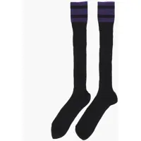 Sosete Ribbed Long Socks With Lurex Details Barbati