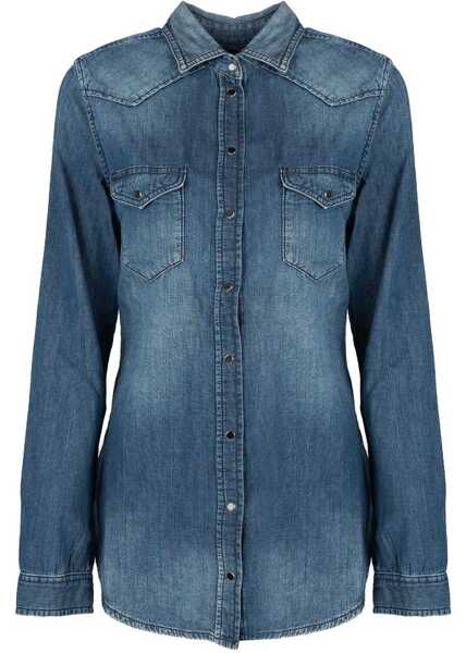 Tricouri Diesel De Pratt 00SKAA Niebieski Femei (BM 18263608) 2