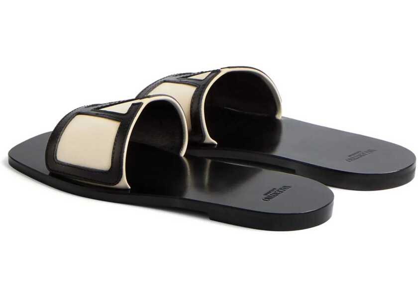 Sandale Valentino Garavani Viva Superstar Slide Sandal In Nappa Leather IVORY Femei (BM 18263677) 3