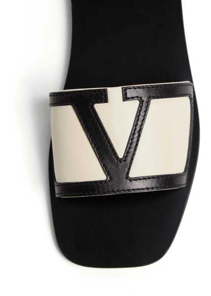 Sandale Valentino Garavani Viva Superstar Slide Sandal In Nappa Leather IVORY Femei (BM 18263677) 4