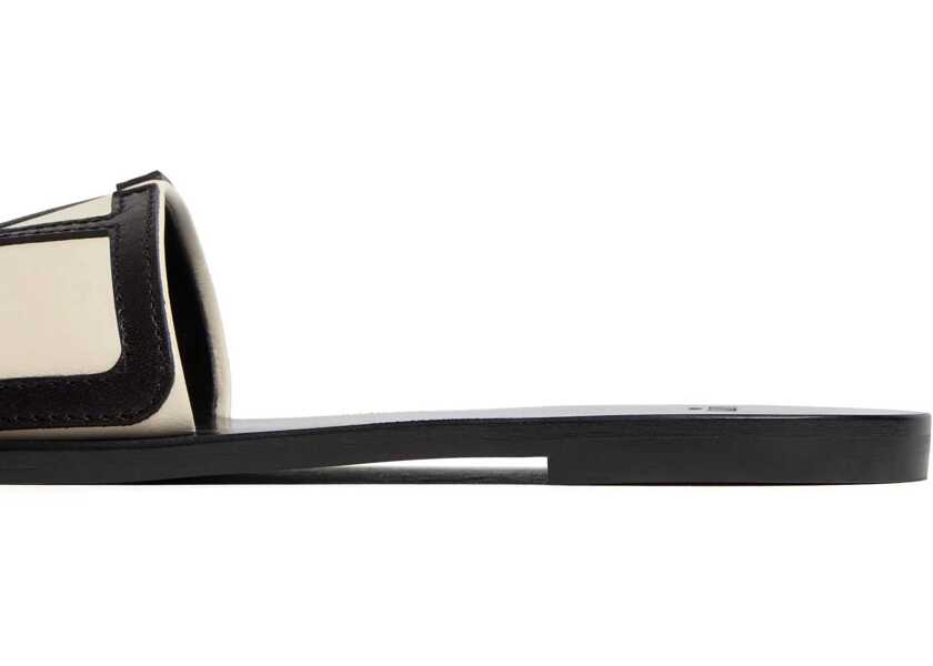 Sandale Valentino Garavani Viva Superstar Slide Sandal In Nappa Leather IVORY Femei (BM 18263677) 5