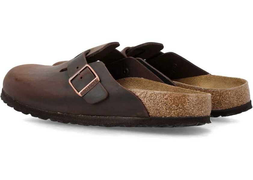 Slapi Birkenstock Sabot Boston BROWN Barbati (BM 18263680) 3