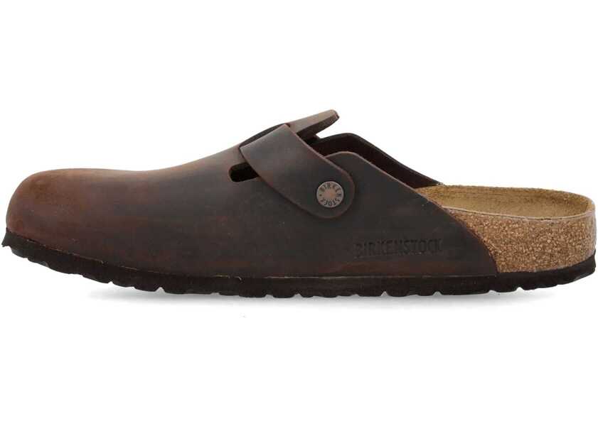 Slapi Birkenstock Sabot Boston BROWN Barbati (BM 18263680) 4
