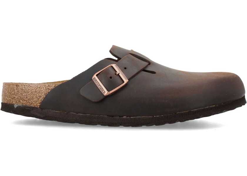 Slapi Birkenstock Sabot Boston BROWN Barbati (BM 18263680) 1