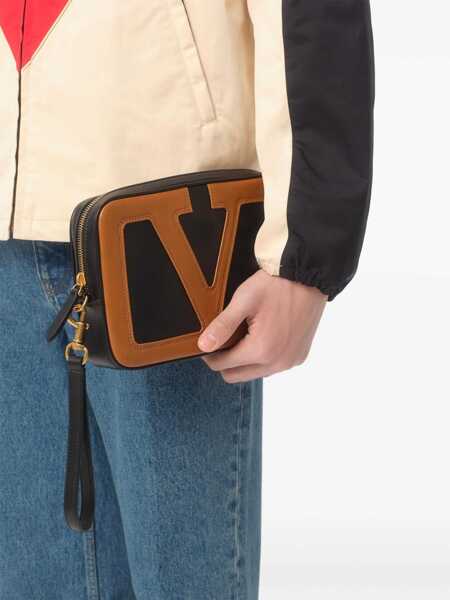 Genti de mana Valentino Garavani Viva Superstar Nappa Leather Pouch BLACK Barbati (BM 18263692) 3