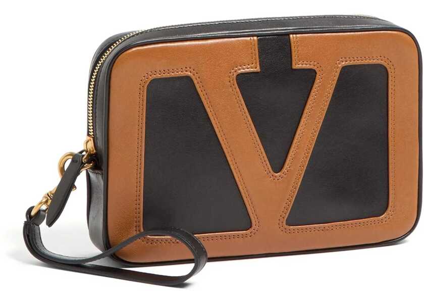 Genti de mana Valentino Garavani Viva Superstar Nappa Leather Pouch BLACK Barbati (BM 18263692) 5