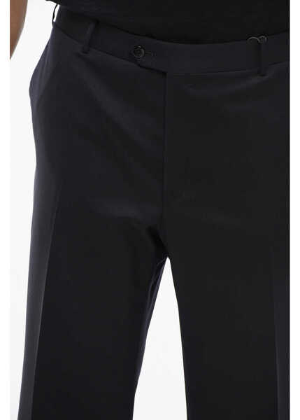 Pantaloni eleganti CORNELIANI Virgin Wool Mantua Pants With Belt Loops Blue Barbati (BM 18263794) 2