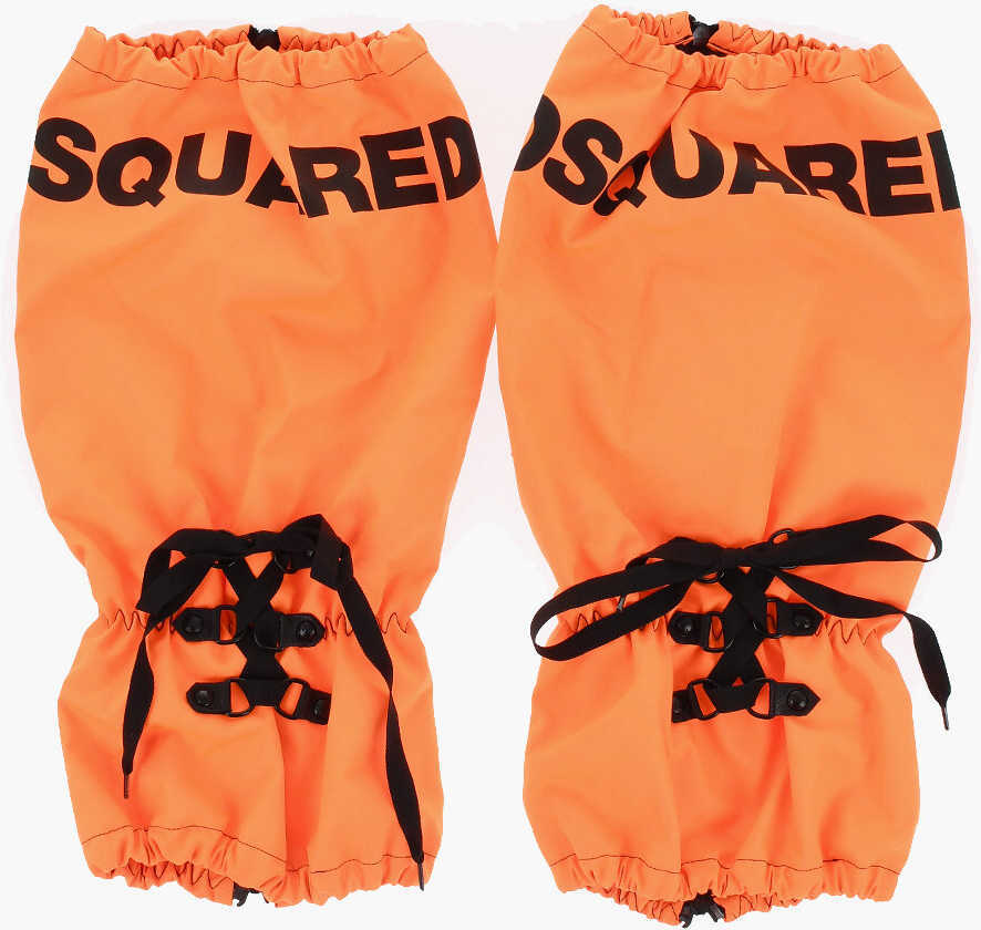 Accesorii de voiaj DSQUARED2 Fluo Gaiters With Contrasting Details Orange Barbati (BM 18263803) 1