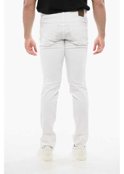 Pantaloni casual CORNELIANI 5-Pocketed Haiti Plus Stretch Cotton Pants White Barbati (BM 18263815) 2