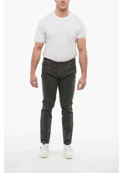 Pantaloni casual CORNELIANI Cc Collection 5-Pocket Cotton Pants Green Barbati (BM 18263833) 4