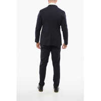 Costume CORNELIANI pentru Barbati - Costume CORNELIANI Cc Collection Wool Single Breasted Reward Suit With Patch Po Blue Barbati (BM 18263860) - B-mall.ro