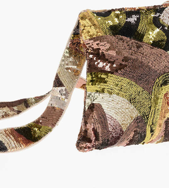 Genti tip postas DSQUARED2 Sequined Camouflage Crossbody Bag Multicolor Barbati (BM 18263872) 3