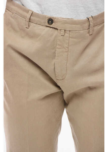 Pantaloni casual CORNELIANI Cotton Blend Pants With Welt Pockets Beige Barbati (BM 18264019) 3