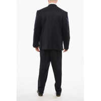 Costume CORNELIANI pentru Barbati - Costume CORNELIANI Stretch Virgin Wool Suit With Flap Pockets Midnight Blue Barbati (BM 18264067) - B-mall.ro