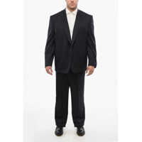 Costume Stretch Virgin Wool Suit With Flap Pockets Barbati
