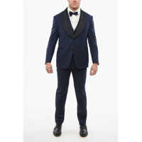 Costume Code Virgin Wool 3 Piece Suit With Shawl Lapel Barbati