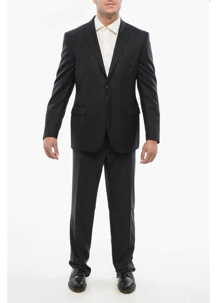 Sacouri CORNELIANI Cc Collection Virgin Wool Blazer With Flap Pockets Black Barbati (BM 18264205) 4