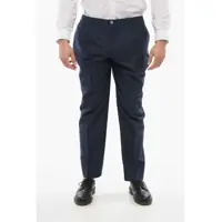 Pantaloni casual Linen Blend Unlined Pants With Belt Loops Barbati