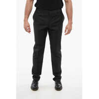 Pantaloni eleganti Cc Collection Wool Pants With Belt Loops Barbati
