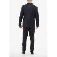 Costume CORNELIANI pentru Barbati - Costume CORNELIANI Code Satin Peak Lapel Suit Blue Barbati (BM 18264274) - B-mall.ro