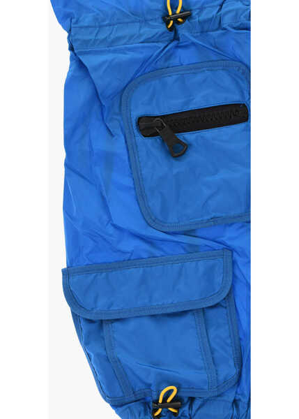 Accesorii de voiaj DSQUARED2 Nylon Gaiters With Drawstring Blue Femei (BM 18264295) 3