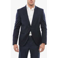 Sacouri Code Virgin Wool Single Breasted Blazer Barbati