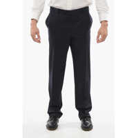 Pantaloni eleganti Virgin Wool Mantua Pants With Hidden Closure Barbati