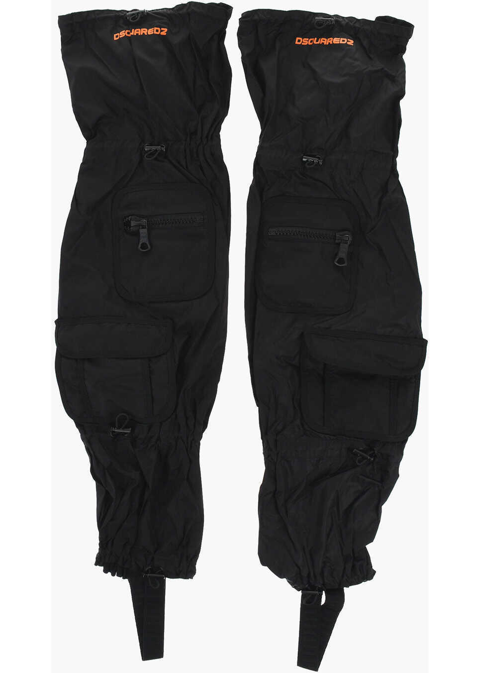 Accesorii de voiaj DSQUARED2 Nylon Gaiters With Zip And Coulisse Black Femei (BM 18264427) 1