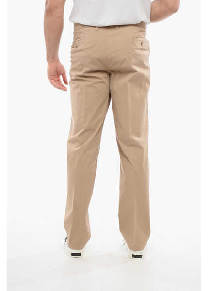 Pantaloni casual CORNELIANI Cotton Chinos Pants With Belt Loop Beige Barbati (BM 18264430) 2
