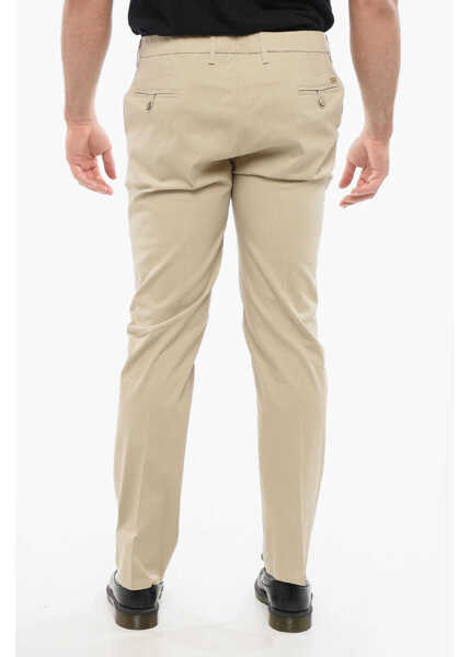 Pantaloni casual CORNELIANI Textured Cotton Pants With Belt Loop Beige Barbati (BM 18264451) 2
