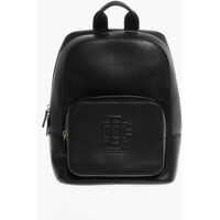 Rucsacuri Leather Backpack With Embossed Logo Barbati