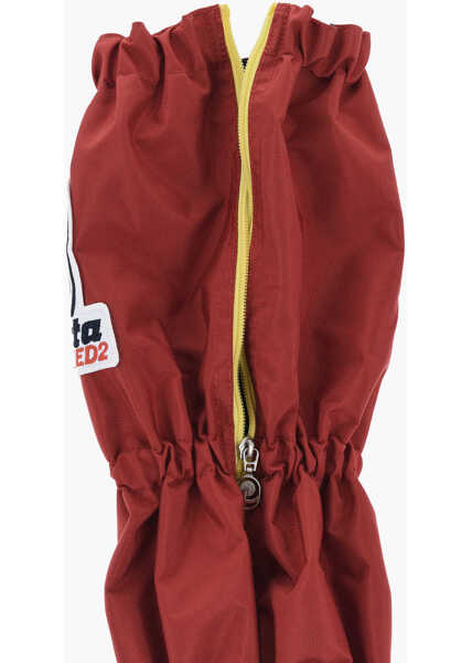 Accesorii de voiaj DSQUARED2 Invicta Solid Color Gaiters With Embroidery Burgundy Femei (BM 18264475) 3