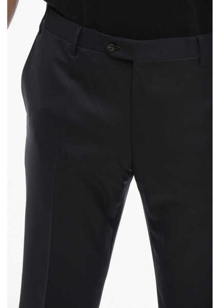 Pantaloni eleganti CORNELIANI Virgin Wool Leader Pants With Flush Pockets Blue Barbati (BM 18264478) 3