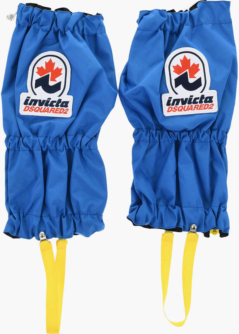 Accesorii de voiaj DSQUARED2 Solid Color Gaiters With Contrasting Details Blue Femei (BM 18264487) 1