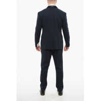 Costume CORNELIANI pentru Barbati - Costume CORNELIANI Code Virgin Wool Center Vent Shawl Lapel 3 Piece Waistcoat S Blue Barbati (BM 18264493) - B-mall.ro