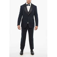 Costume Code Virgin Wool Center Vent Shawl Lapel 3 Piece Waistcoat S Barbati