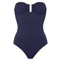 Costume de baie 'Cassiopee' Orange One-Piece Swimsuit With Back Neckline In Tech Fabric Woman Femei