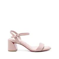 Pantofi cu toc Christian Louboutin Miss Jane Leather Sandals Femei