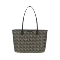 Genti de mana Tory Burch Black Cotton Ever-Ready Small Tote Bag Femei