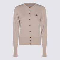 Pulovere Vivienne Westwood Beige Cotton Knitwear Femei